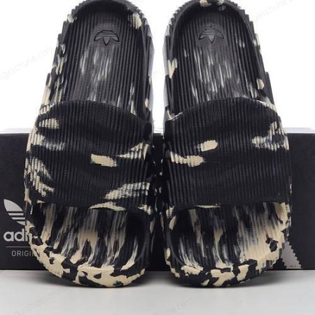 Günstiger Adidas Adilette 22 Slides ‘Schwarz Grau’ Schuhe