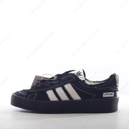 Günstiger Adidas Campus 80s Song ‘Schwarz Weiß Grün’ Schuhe ID4791