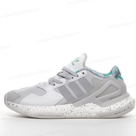 Günstiger Adidas Day Jogger ‘Grau Weiß Grün’ Schuhe FW4849