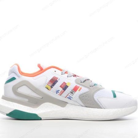 Günstiger Adidas Day Jogger ‘Weiß Grau Orange Grün’ Schuhe FY3811