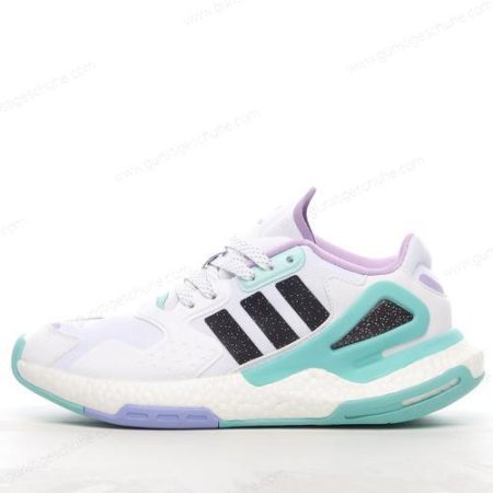 Günstiger Adidas Day Jogger ‘Weiß Grün Violett’ Schuhe H03262