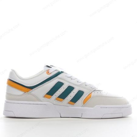 Günstiger Adidas Drop Step ‘Grau Weiß Grün Gelb’ Schuhe HP2229