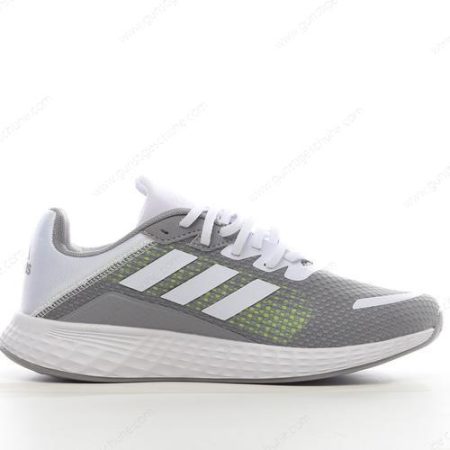 Günstiger Adidas Duramo 9 ‘Grau Weiß Gelb’ Schuhe