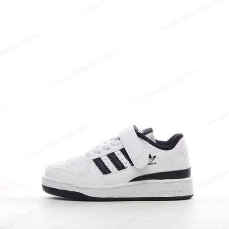 Günstiger Adidas Forum 84 Low GS Kids ‘Schwarz Weiß’ Schuhe
