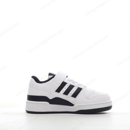 Günstiger Adidas Forum 84 Low GS Kids ‘Schwarz Weiß’ Schuhe