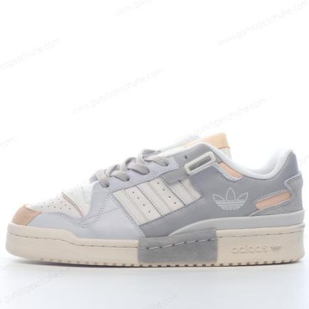 Günstiger Adidas Forum 84 Low ‘Grau Weiß Braun’ Schuhe GX4547