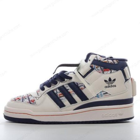 Günstiger Adidas Forum 84 Mid ‘Weiß Marine’ Schuhe GX3958