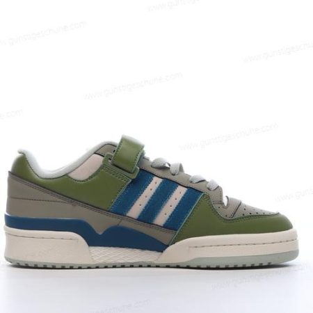 Günstiger Adidas Forum Low ‘Grau Grün Blau’ Schuhe