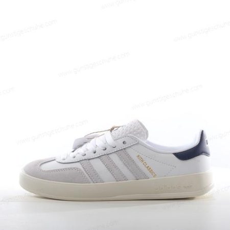 Günstiger Adidas Gazelle Indoor Kith Classics ‘Weiß Marine’ Schuhe IE2572