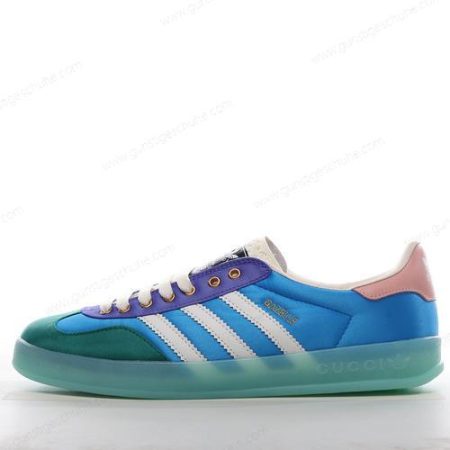 Günstiger Adidas Gazelle x Gucci ‘Blau Weiß’ Schuhe 707867U7R103660