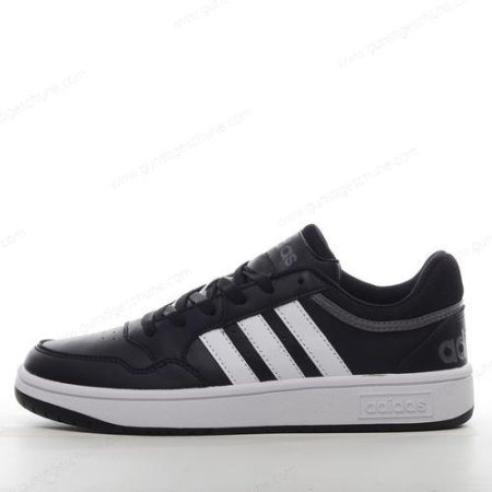 Günstiger Adidas Hoops 3.0 Low ‘Schwarz Weiß’ Schuhe GY5432