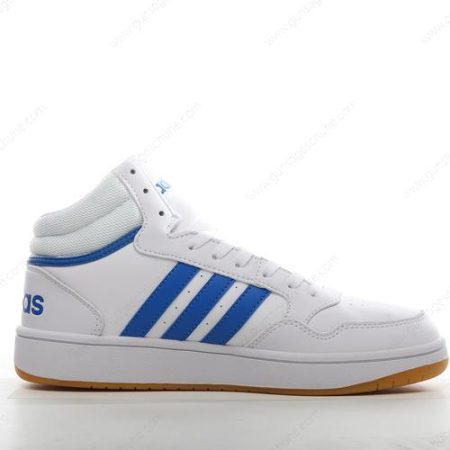Günstiger Adidas Hoops 3.0 Low ‘Weiß Blau’ Schuhe GW3021