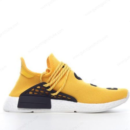 Günstiger Adidas NMD HU ‘Gelb Weiß’ Schuhe BB0619