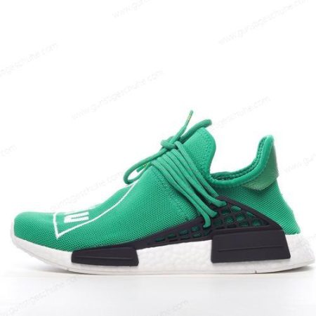 Günstiger Adidas NMD R1 Pharrell HU ‘Grün Grün Weiß’ Schuhe BB0620