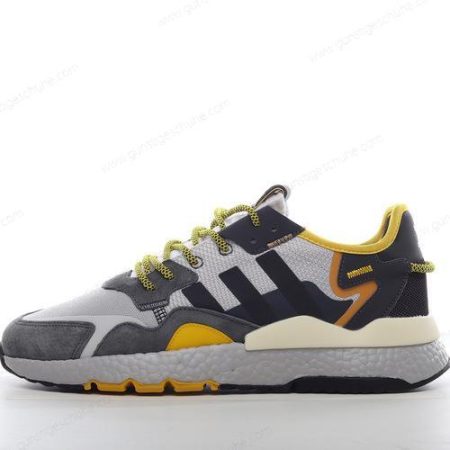 Günstiger Adidas Nite Jogger ‘Grau Schwarz Gelb’ Schuhe