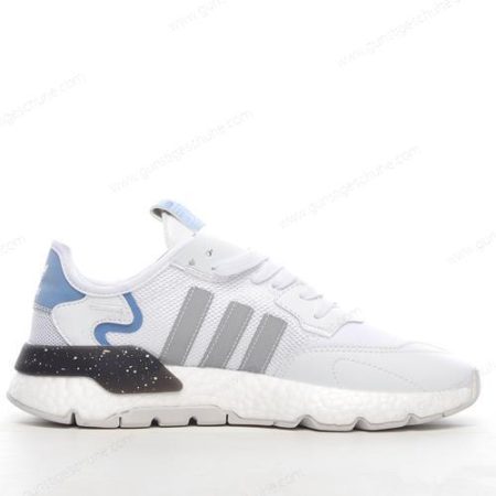 Günstiger Adidas Nite Jogger ‘Weiß Blau Grau’ Schuhe FV6624