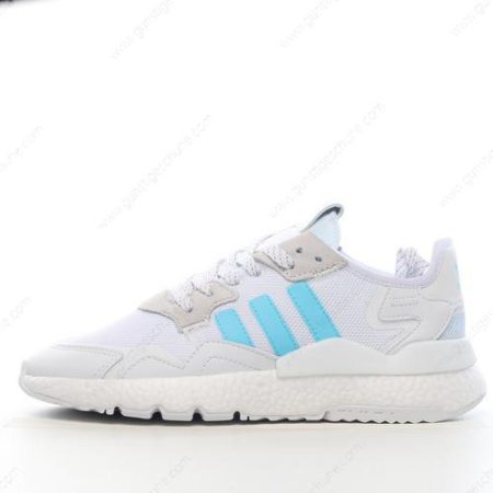 Günstiger Adidas Nite Jogger ‘Weiß Blau Grau’ Schuhe