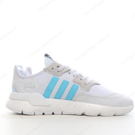 Günstiger Adidas Nite Jogger ‘Weiß Blau Grau’ Schuhe