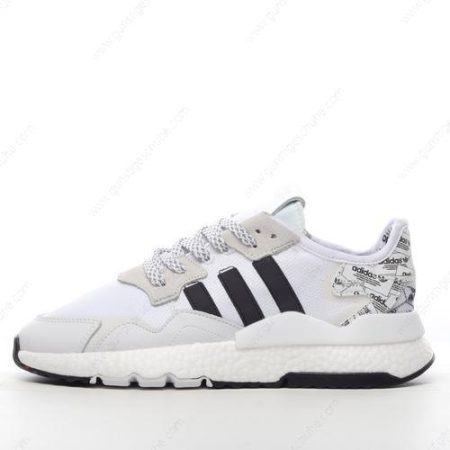Günstiger Adidas Nite Jogger ‘Weiß Grau Schwarz’ Schuhe