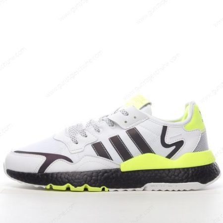 Günstiger Adidas Nite Jogger ‘Weiß Schwarz Grün’ Schuhe EG6749
