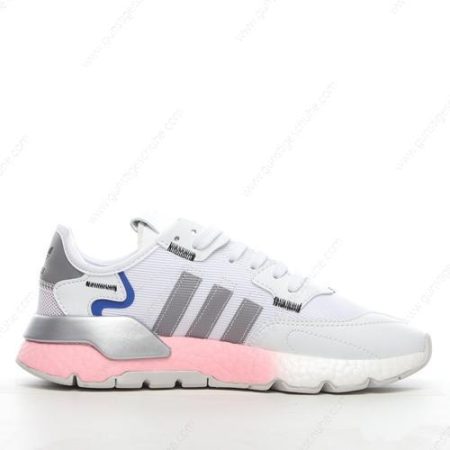 Günstiger Adidas Nite Jogger ‘Weiß Silber Blau’ Schuhe