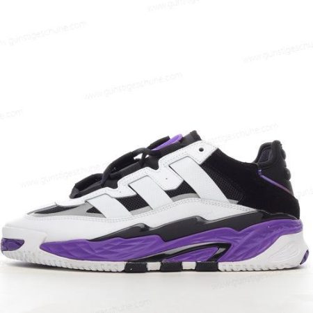 Günstiger Adidas Niteball ‘Violett Weiß Schwarz’ Schuhe