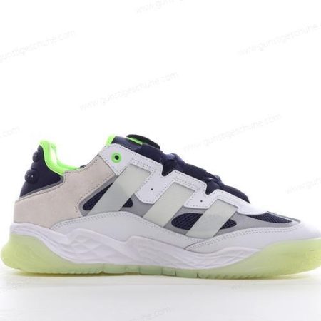 Günstiger Adidas Niteball ‘Weiß Marinegrün’ Schuhe GY8564