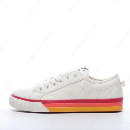Günstiger Adidas Nizza Pride ‘Weiß Rot Rosa Gelb’ Schuhe EF2319