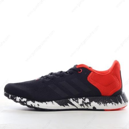 Günstiger Adidas Pureboost 21 ‘Schwarz Grau Rot’ Schuhe GV7702