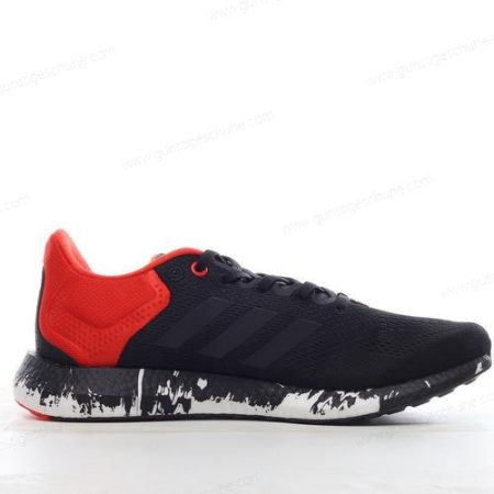 Günstiger Adidas Pureboost 21 ‘Schwarz Grau Rot’ Schuhe GV7702