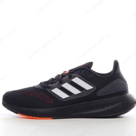 Günstiger Adidas Pureboost 22 ‘Schwarz Weiß Orange’ Schuhe