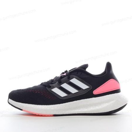 Günstiger Adidas Pureboost 22 ‘Schwarz Weiß Rosa’ Schuhe HQ1458