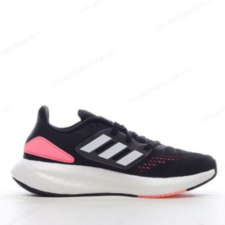 Günstiger Adidas Pureboost 22 ‘Schwarz Weiß Rosa’ Schuhe HQ1458