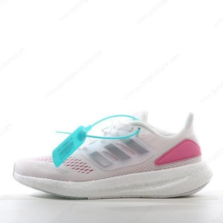 Günstiger Adidas Pureboost 22 ‘Weiß Rosa’ Schuhe HQ1457