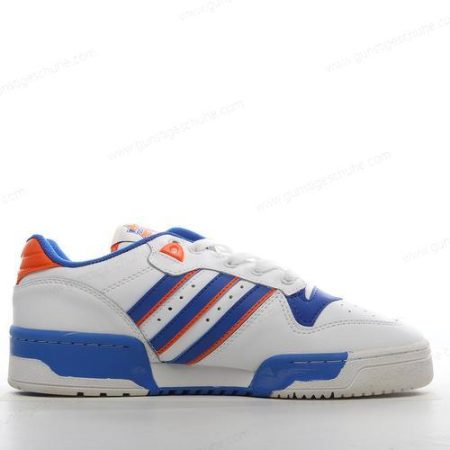 Günstiger Adidas Rivalry Low OG ‘Blau Weiß Orange’ Schuhe FU6833