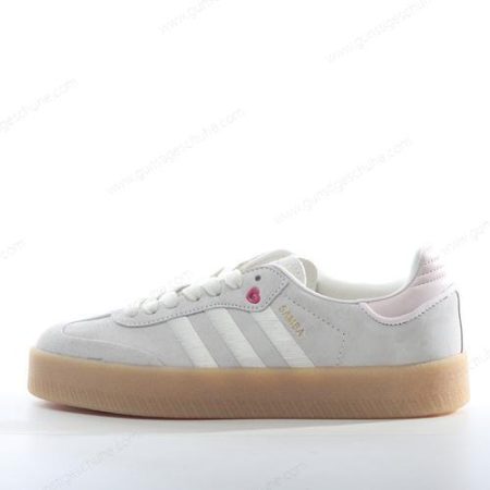 Günstiger Adidas Samba ‘Grau Hellgrün Rosa’ Schuhe ID1104