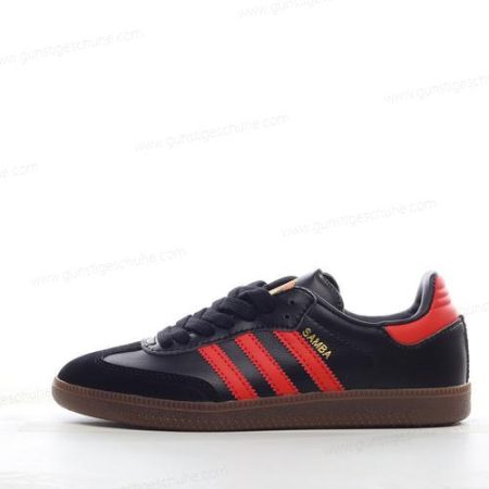 Günstiger Adidas Samba MANCHESTER UNITED ‘Schwarz Rot’ Schuhe HQ7030