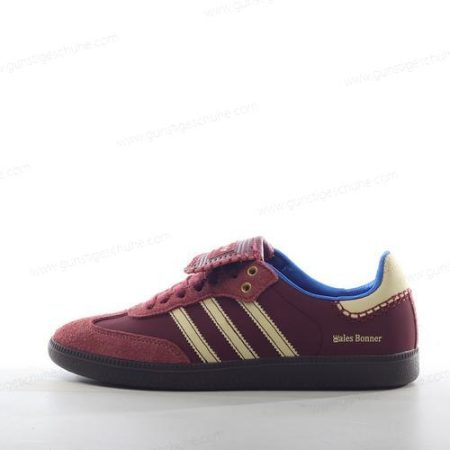Günstiger Adidas Samba Nylon Wales Bonner ‘Braun Beige Blau’ Schuhe IE0579