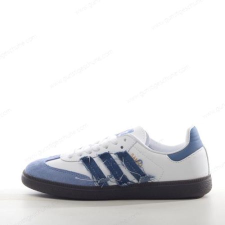 Günstiger Adidas Samba OG ‘Weiß Blau’ Schuhe