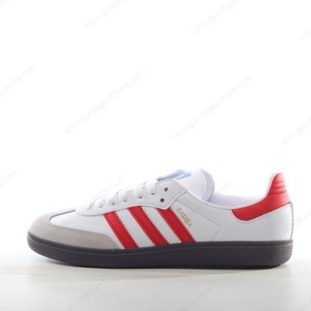 Günstiger Adidas Samba OG ‘Weiß Rot Grau’ Schuhe IG1025