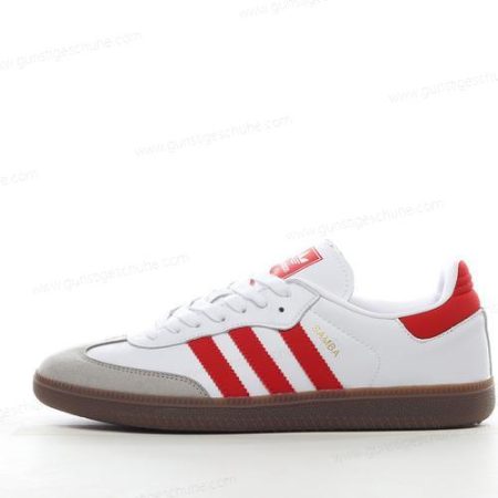Günstiger Adidas Samba OG ‘Weiß Rot’ Schuhe B44628