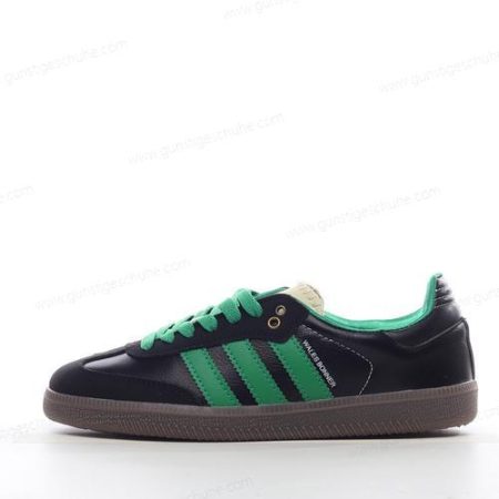 Günstiger Adidas Samba ‘Schwarz Weiß Grün’ Schuhe S42590