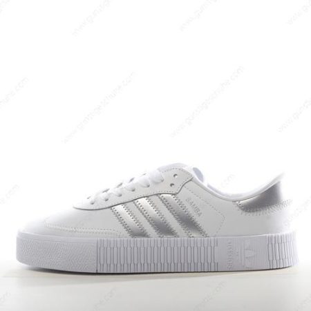 Günstiger Adidas Samba ‘Silber Weiß’ Schuhe EE9017
