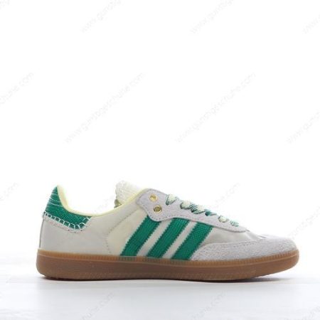 Günstiger Adidas Samba Wales Bonner ‘Off Weiß Grün’ Schuhe GY4344