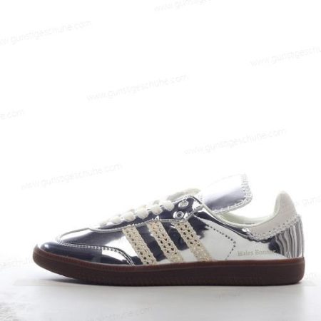 Günstiger Adidas Samba Wales Bonner ‘Silber Weiß Grau’ Schuhe IG8181