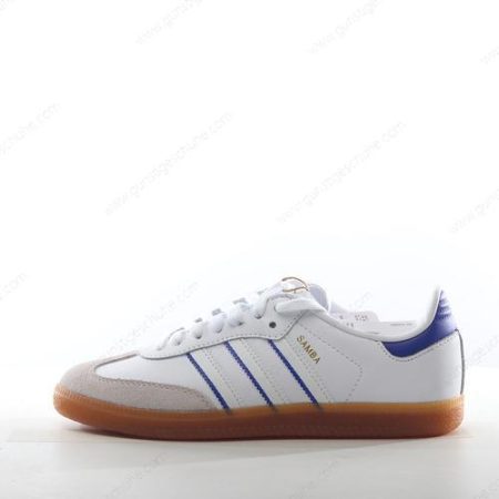 Günstiger Adidas Samba ‘Weiß Blau’ Schuhe IG2339