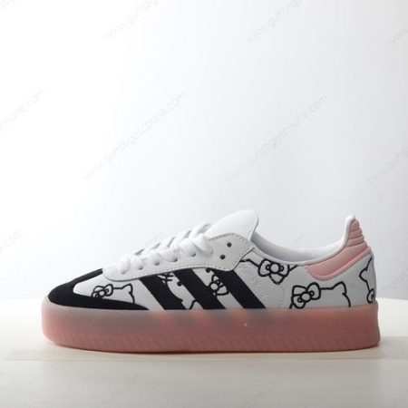 Günstiger Adidas Samba x Hello Kitty 2.0 ‘Weiß Schwarz Rosa’ Schuhe