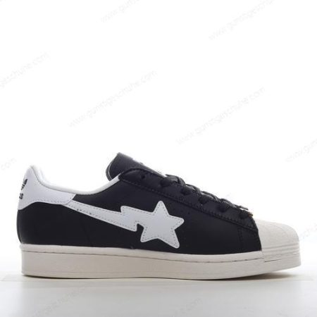 Günstiger Adidas Superstar 80s x BAPE ‘Schwarz Weiß’ Schuhe ID7770