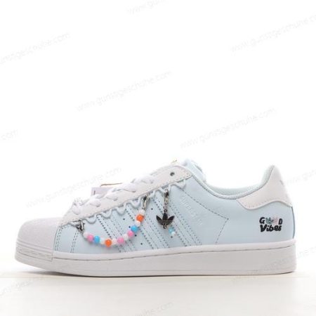 Günstiger Adidas Superstar ‘Blau Weiß’ Schuhe HP7827
