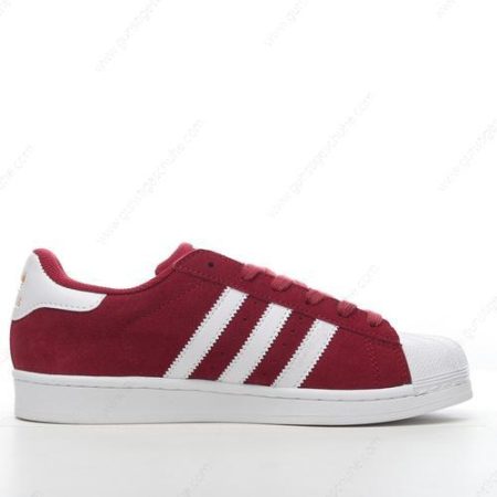 Günstiger Adidas Superstar ‘Rot Weiß Gold’ Schuhe IE9872